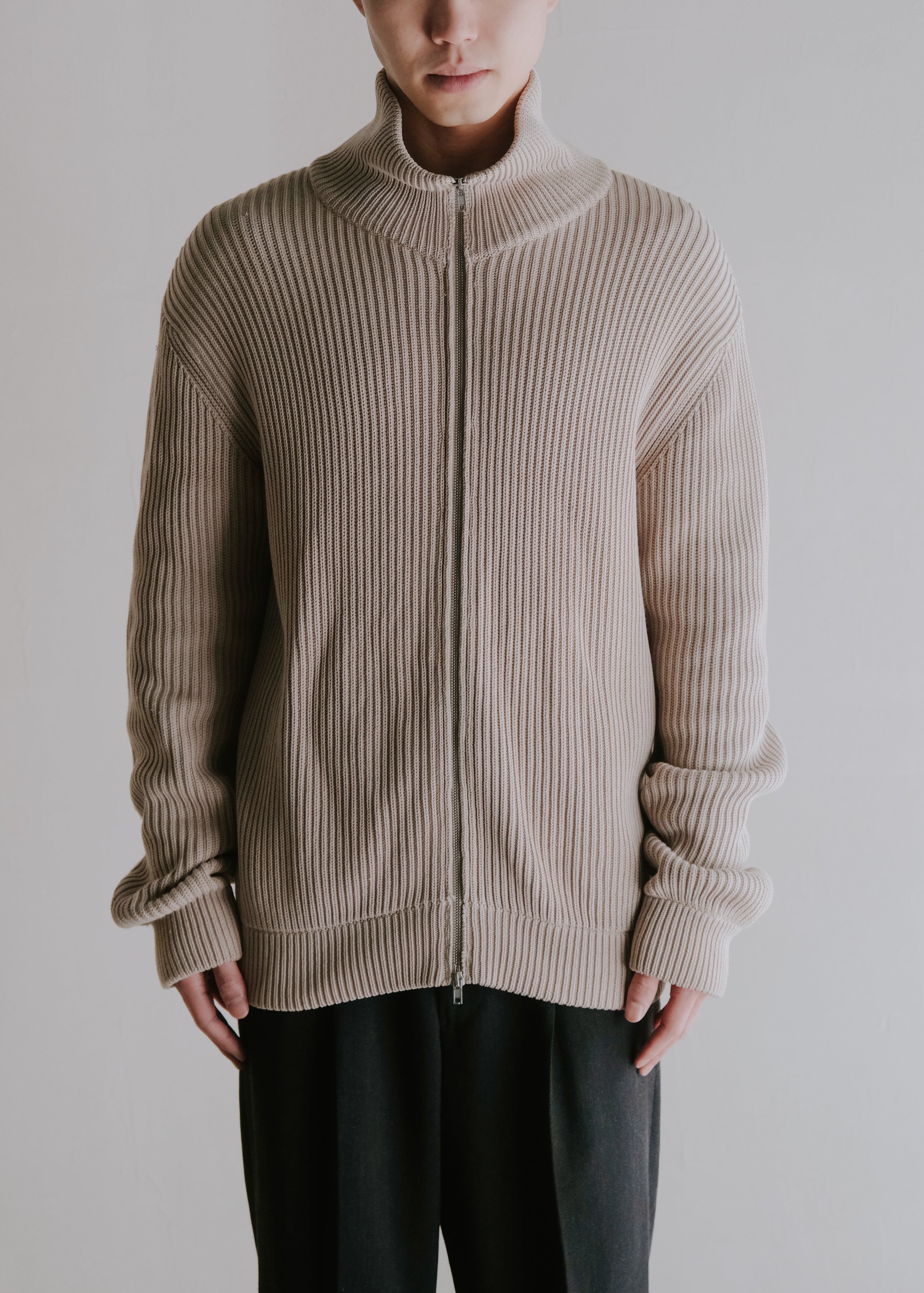 Martin Margiela 07SS double zip up drivers knit | CETTEN