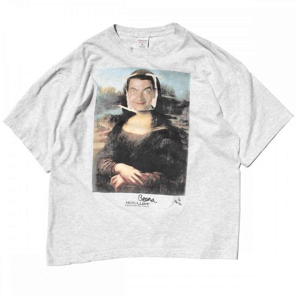 デ*コ様 90s' Mr. Bean モナリザパロディ T Mr. Bean Vintage Mona Lisa Parody T-shirt [Mr. Bean] [Late 1990s