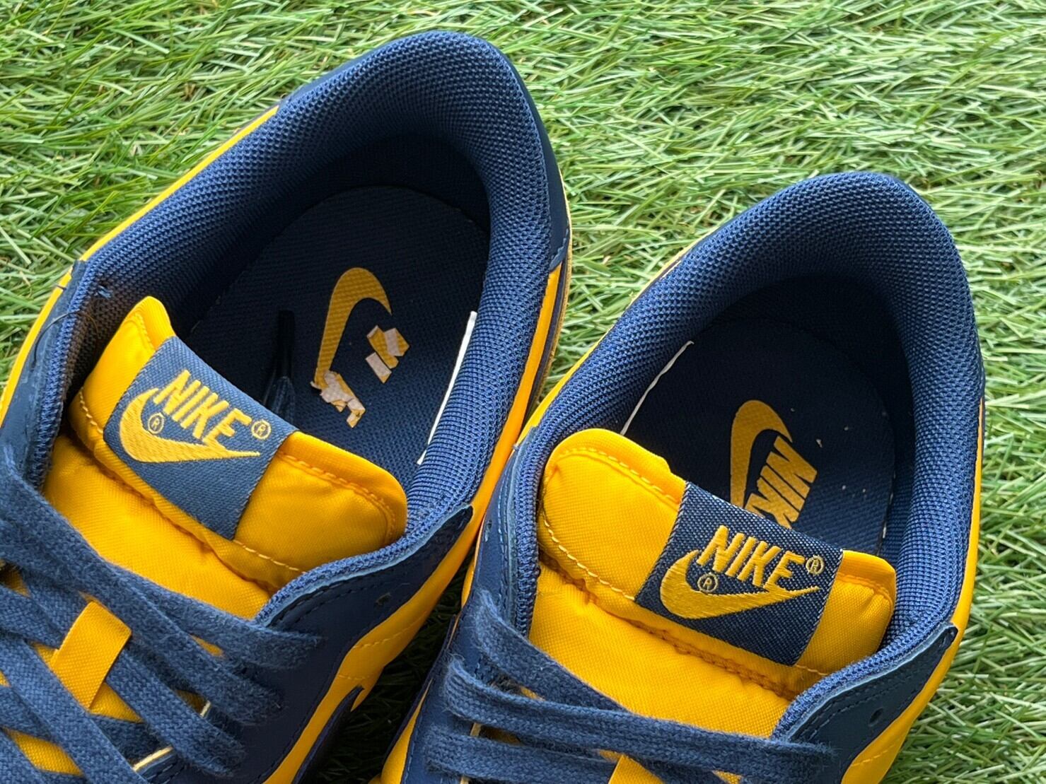 NIKE TERMINATOR LOW UNIVERSITY GOLD AND NAVY/MICHIGAN FJ4206-700