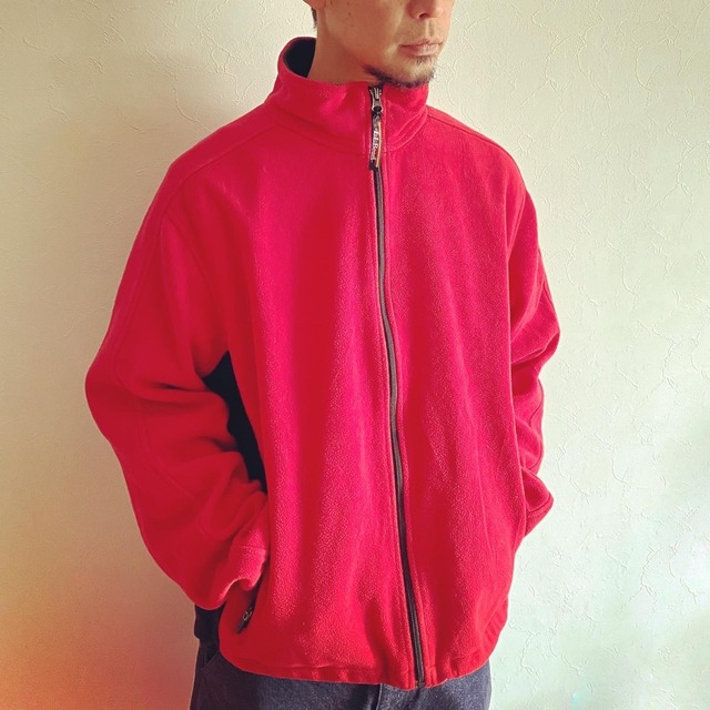 made in usa　92s~94s LL Bean polartec Fleece zip up jacket {アメリカ製　90s エルエルビーン　ポーラテック　フリース　ジップアップ　ジャケット　古着　USED  メンズ} ユニセックス