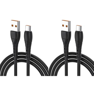 【新着特価】USB C ケーブル 3A 60W 急速充電 タイプc ケーブル PD対応 1.0m 2本セット USB2.0規格 急速 充電ケーブル iPhone 16 15 充電ケーブル/Sony Xperia/Samsung/PS5コントローラー タイプc多機種対応 アンドロイド 急速充電 ケーブル type-c 在宅勤務支援 テレワーク リモート 在宅勤務 PD 1.0m (ブラック)