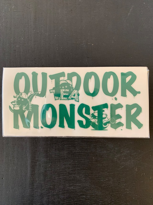 大島園 OutdoorMonster ミニロゴカッティングステッカー