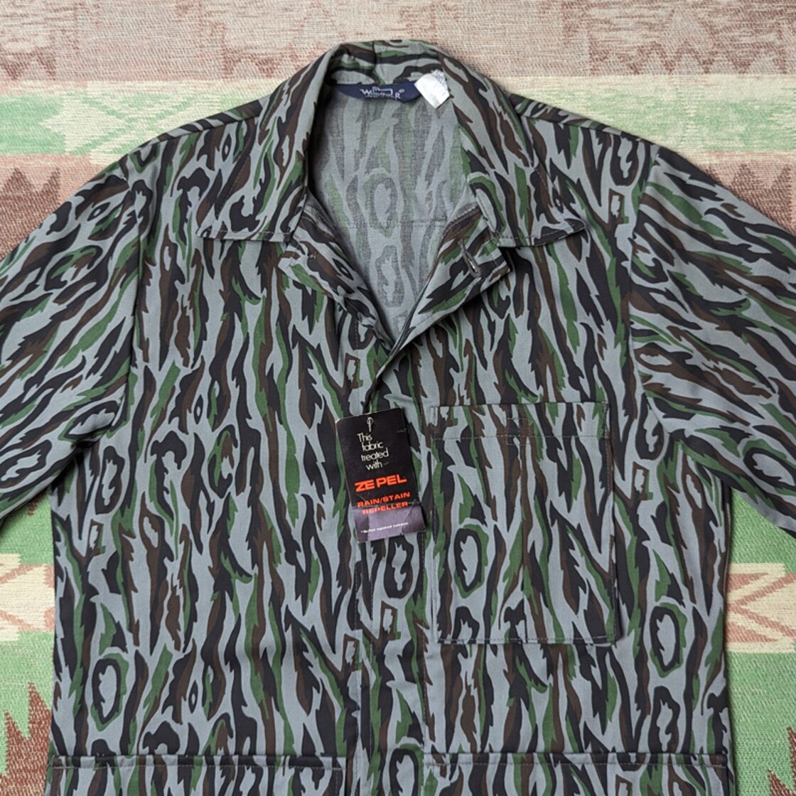 80s WOOLRICH Shadow Bark Camo Hunting Jacket （S） DEAD-STOCK | Pay ID