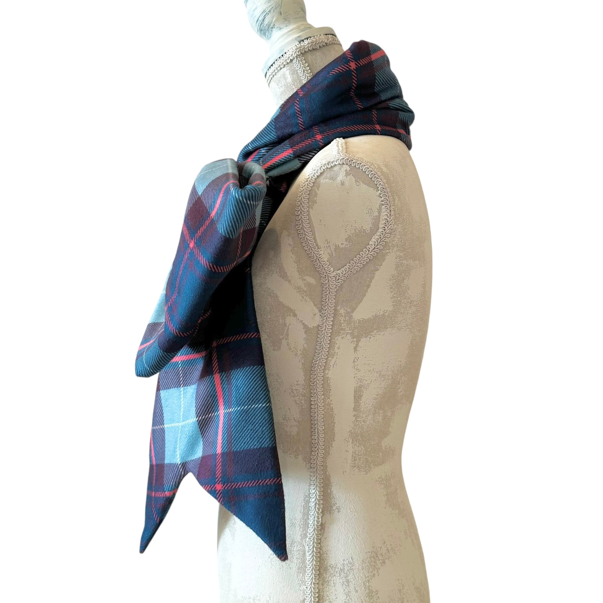 リボンマフラー BLUE