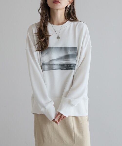 フォトプリントリラックススウェット