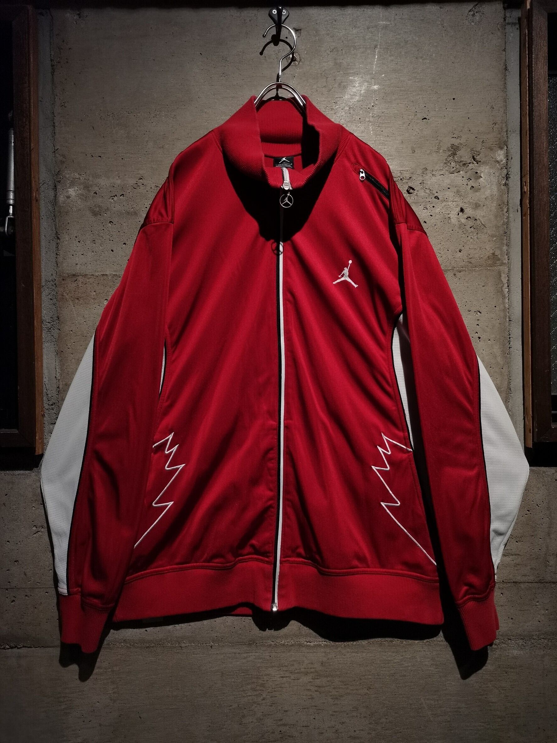 Caka】“JORDAN” Switching Pattern Vintage Loose Track Jacket | Caka 