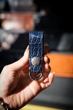 【即納】Indigo Porosus Crocodile Key folder