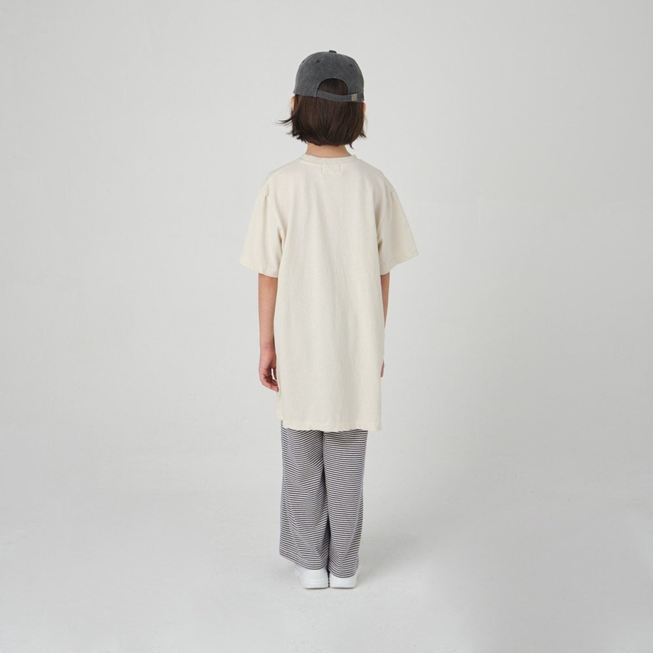 【jejeunosity】バニーTシャツワンピ ベージュ 80〜110cm - 4