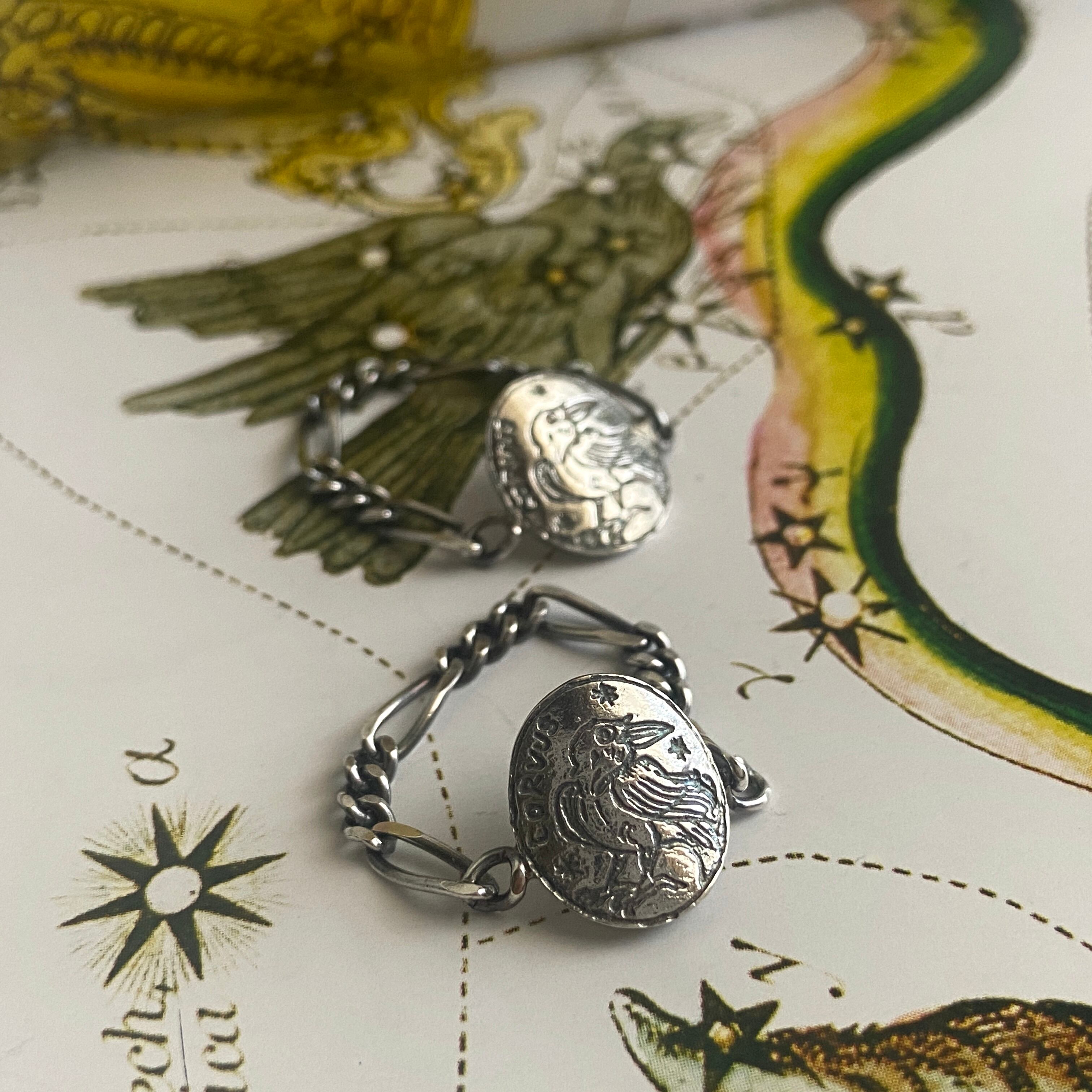 SV925 Etched Chain Ring -Corvus / シルバー製 エッチングチェーン