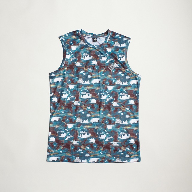 ELDORESO（エルドレッソ）Joshua Sleeveless  -Green　メンズレディースランニングスリーブレス