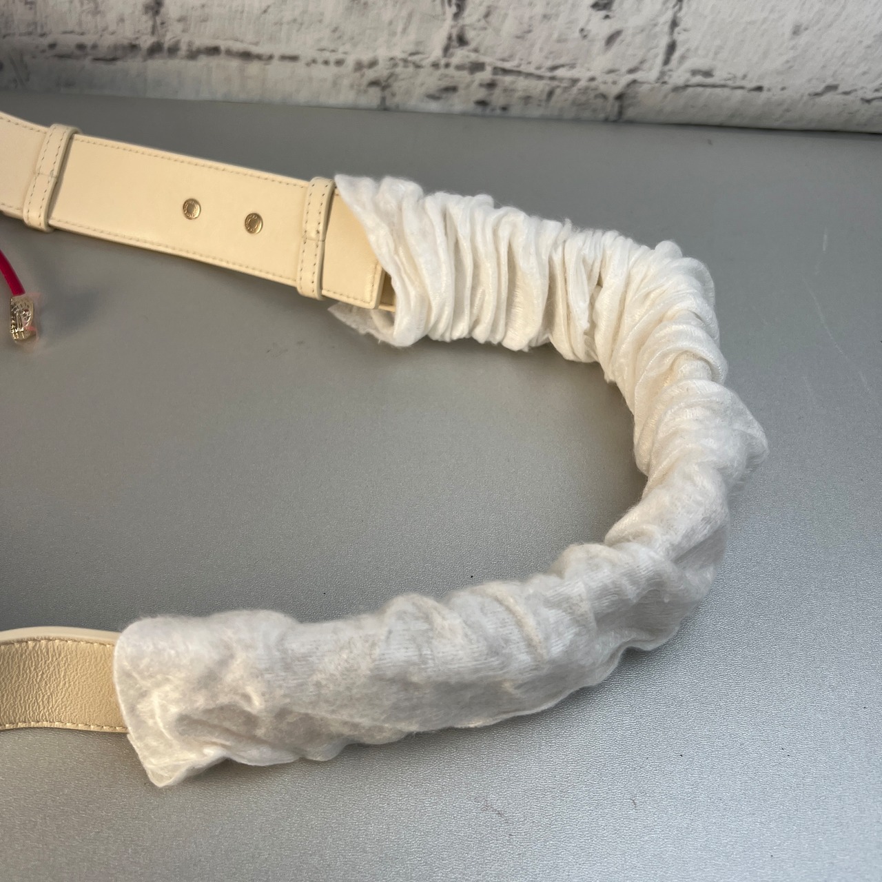 BVLGARI ブルガリ ショルダーバッグ ホワイト A-9294