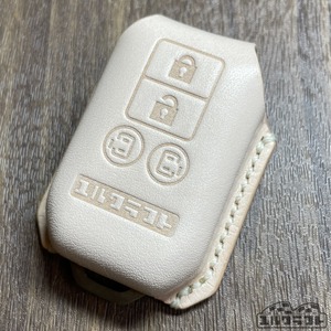 スペーシアスマートキーケース（グリル1ナチュラル）