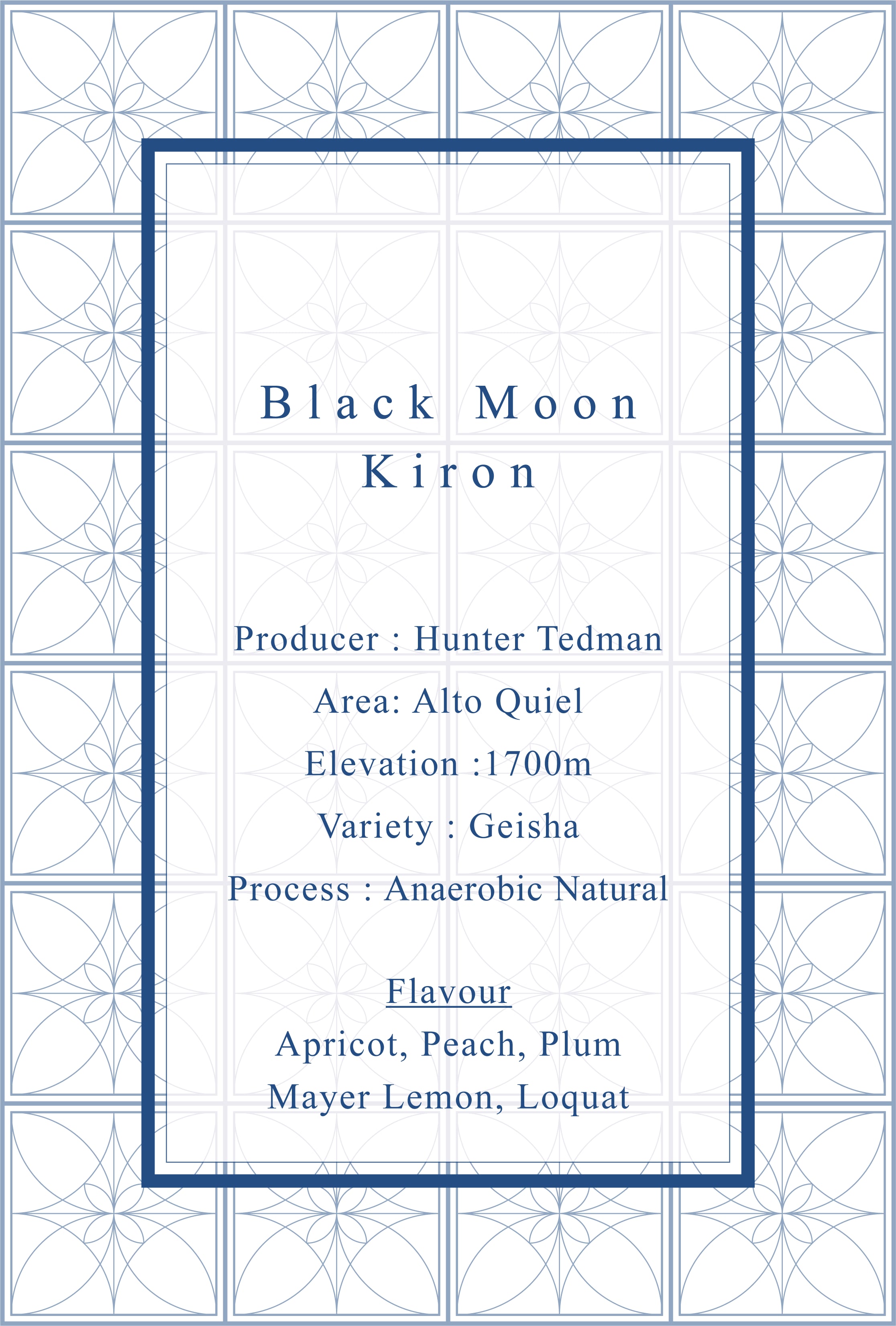 Black Moon Kiron Geisha Anaerobic