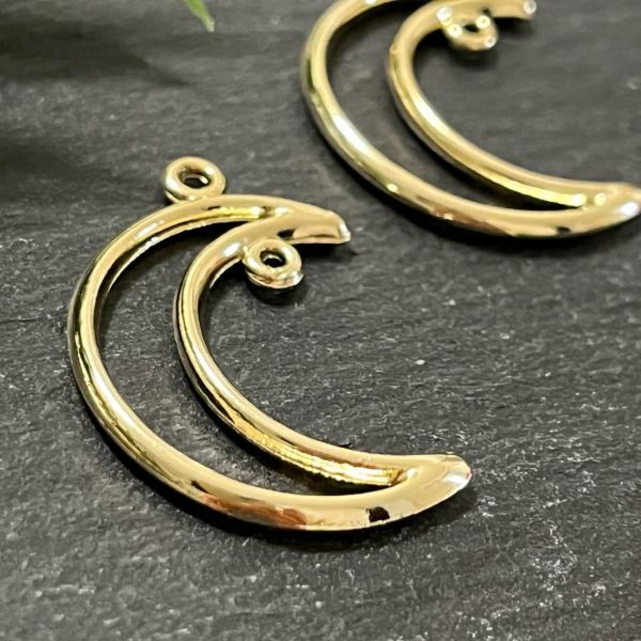 ムーンゴールドチャーム/月/パーツ/ネックレス