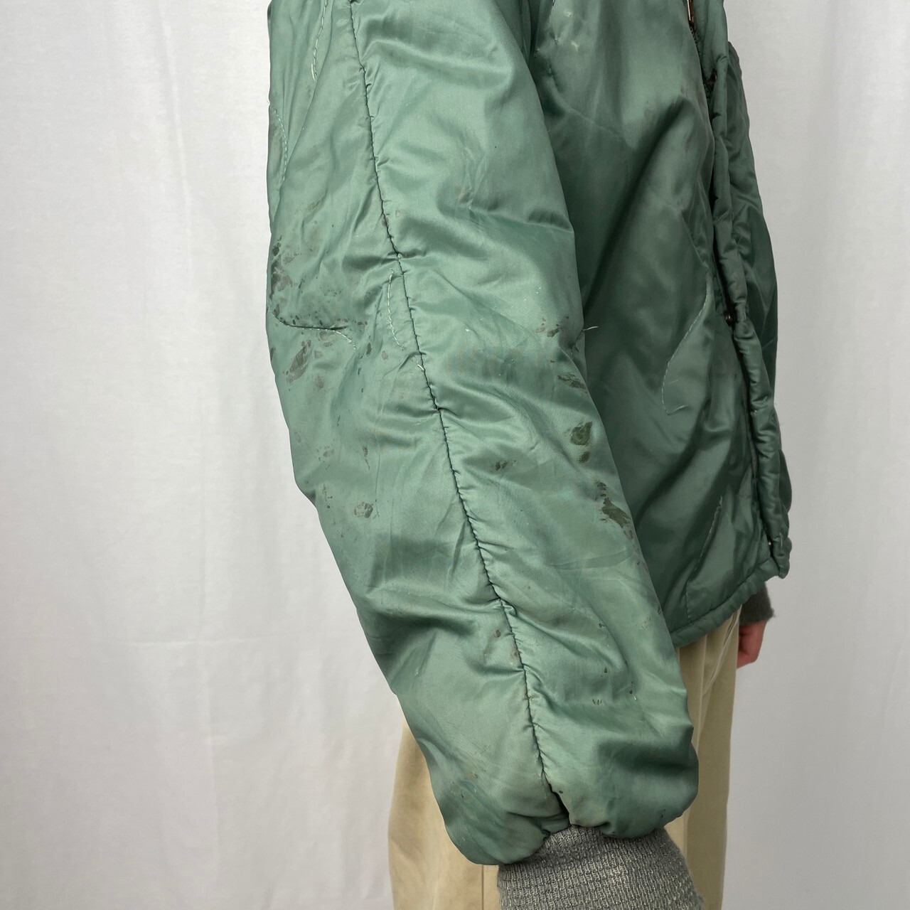 75年納品 70年代 U.S.AIR FORCE 米軍実品 CWU 9/P キルティング 