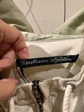 Gudrun sjoden フーディジップアップアノラック