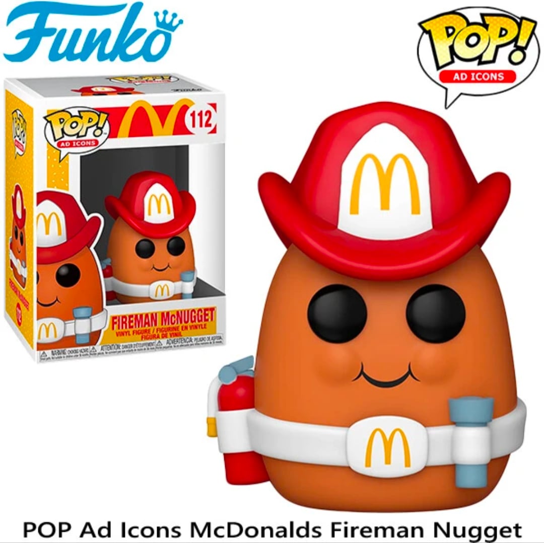 ☆US直輸入☆FUNKO 【 POP! AD ICONS VINYL FIGURE MCDONALDS FIREMAN McNUGGET（ マクドナルド ファイヤーマン マックナゲット ）】 ビニールフィギュア〚アメリカン雑貨 アメトイ〛