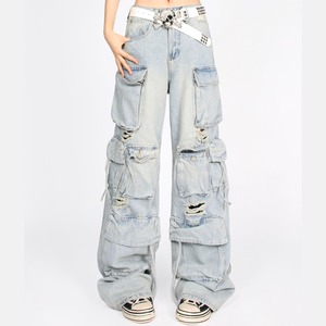 ダメージデザインパンツ　2color　1153