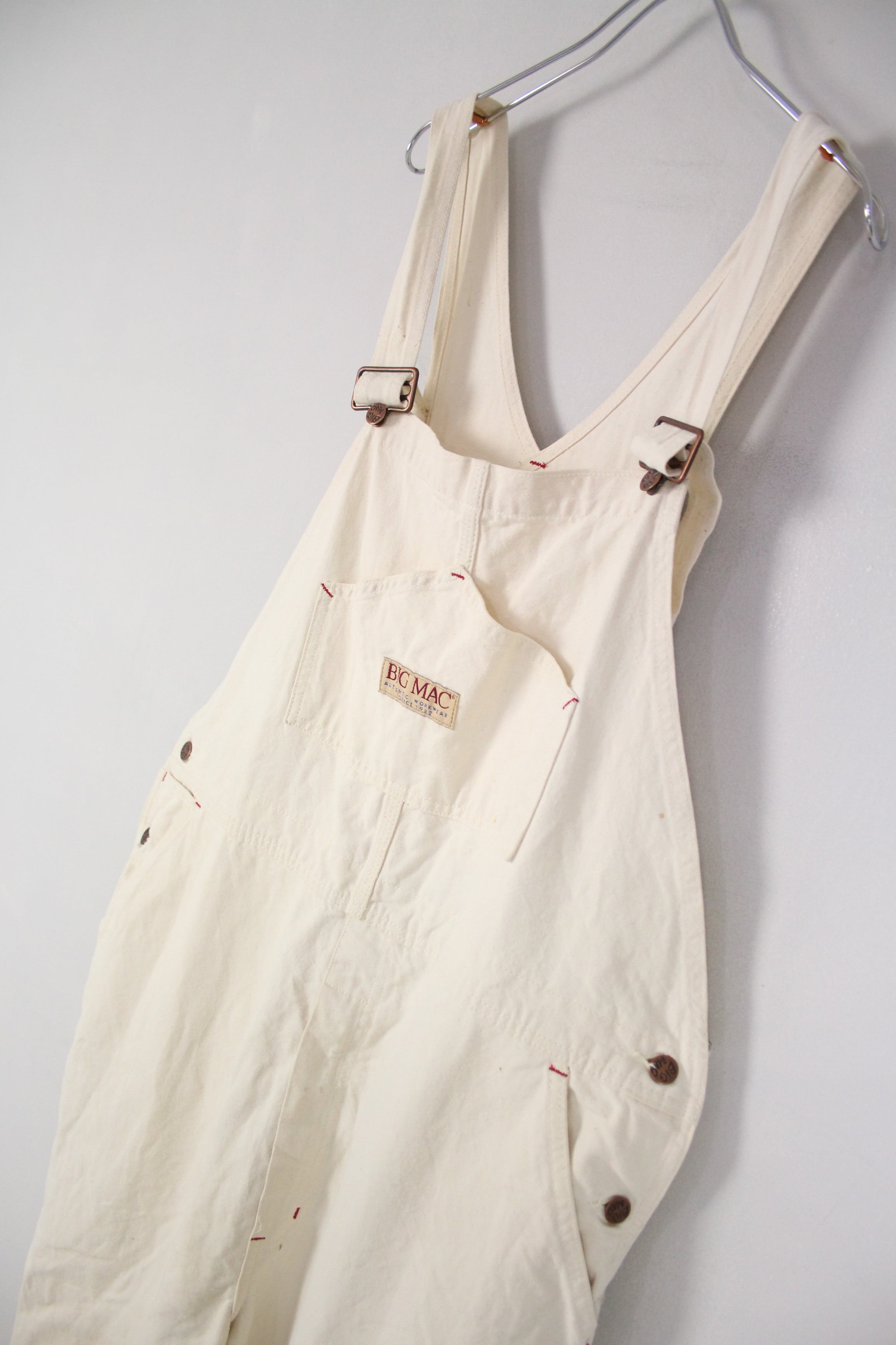 Vintage Big Mac ホワイトデニム オーバーオール 【OT-4914】 | cv