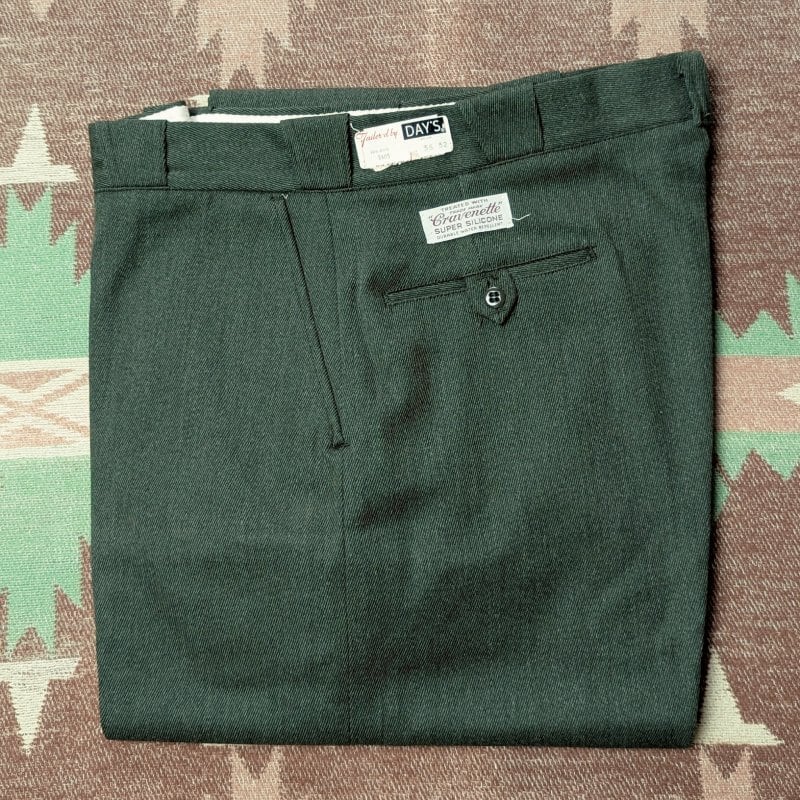 50s DAY'S RANGER WHIPCORD Work Pants (W35.5) DEAD-STOCK | Wonder