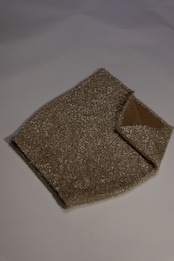 Shiny Shaggy Midi Length SKT Knit