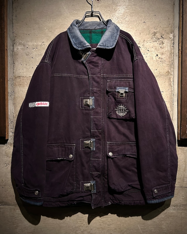 【Caka】“ENERGIE” Metal Gimmick Vintage Jacket