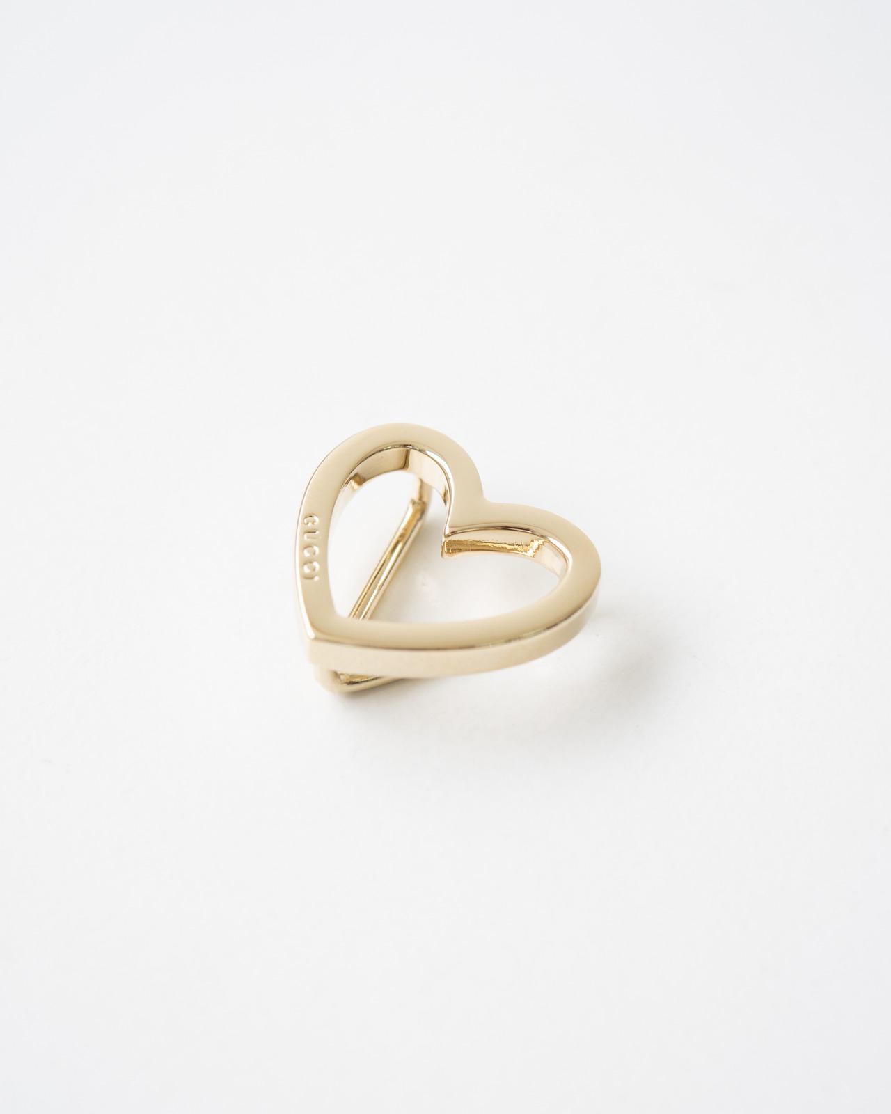 〈GUCCI〉Heart Scarf Ring 2000s