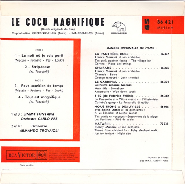 7 Jimmy Fontana ジミー フォンタナ Armando Trovaioli アルマンド トロヴァヨーリ Le Cocu Magnifique 気ままな情事 O S T Rca Victor Record Shop Naka By Nakareco2 7 Jimmy Fontana ジミー フォンタナ Armando Trovaioli アルマンド トロヴァヨーリ Le Cocu Magnifique 気ままな情事 O S T Rca Victor Record Shop Naka By Nakareco2