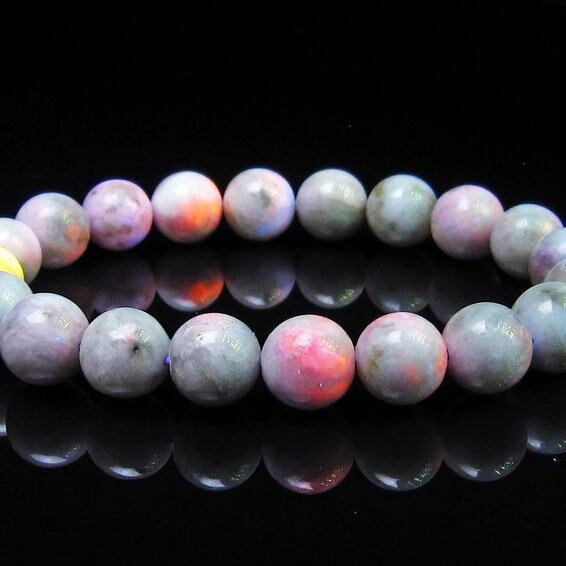 ハックマナイト ブレスレット 10mm 一点物 メール便可 111-49310