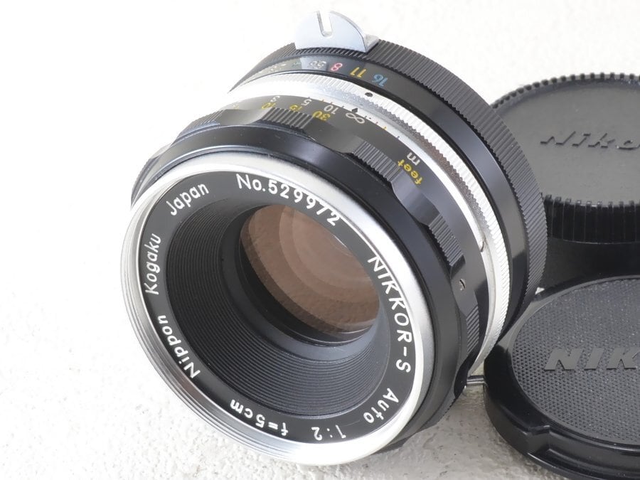 Nikon NIKKOR-S Auto 5cm F2 9枚絞り羽 整備済 ニコン（22202