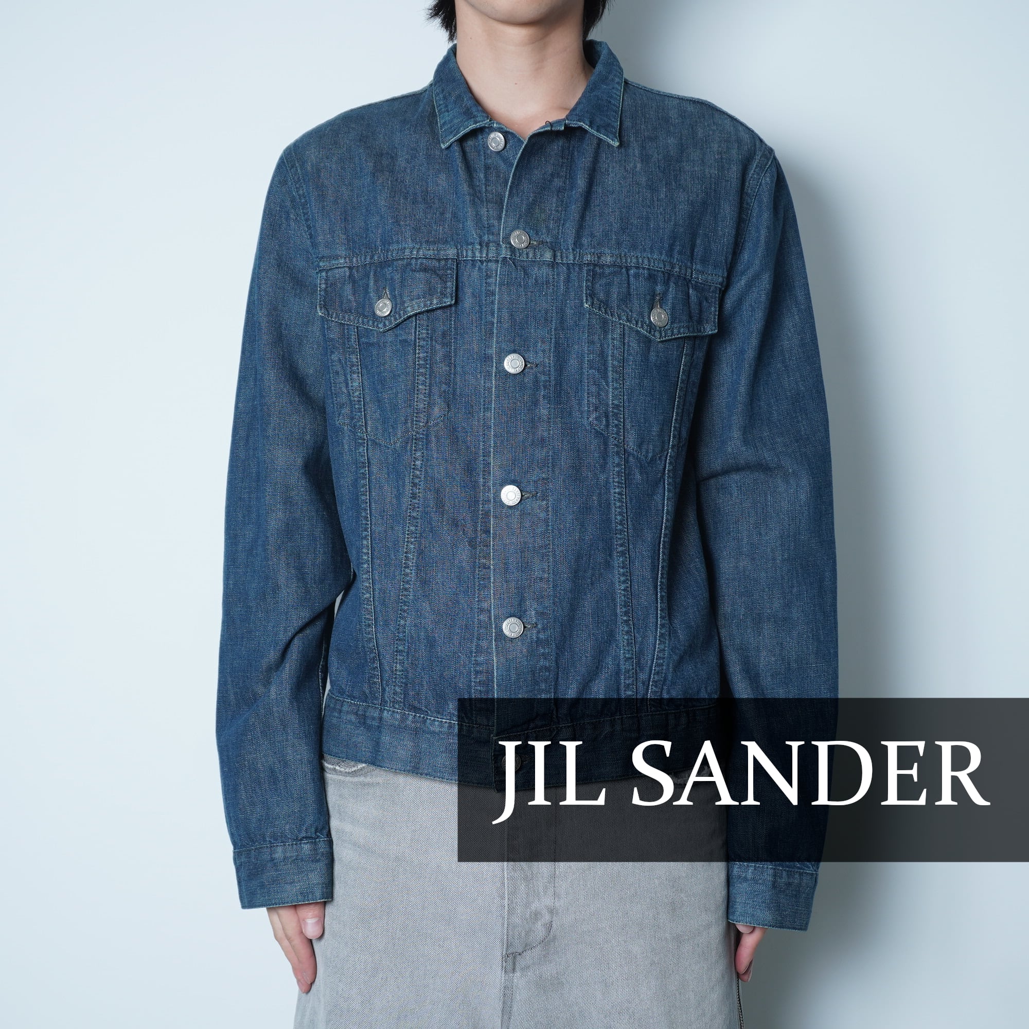 JIL 赤タグ JIL SANDER ジルサンダー Gジャン デニムジャケット SANDER 