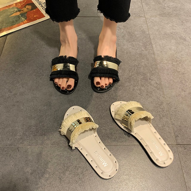 スプリングレッドサンダル ミュール 靴 シューズ 春物 ビーチ 部族の婦人靴59261274824