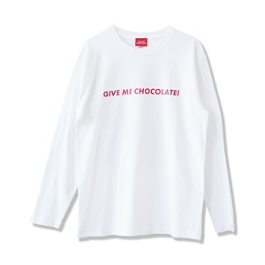 【GIVE ME CHOCOLATE! 】ロゴバー ロングTシャツ