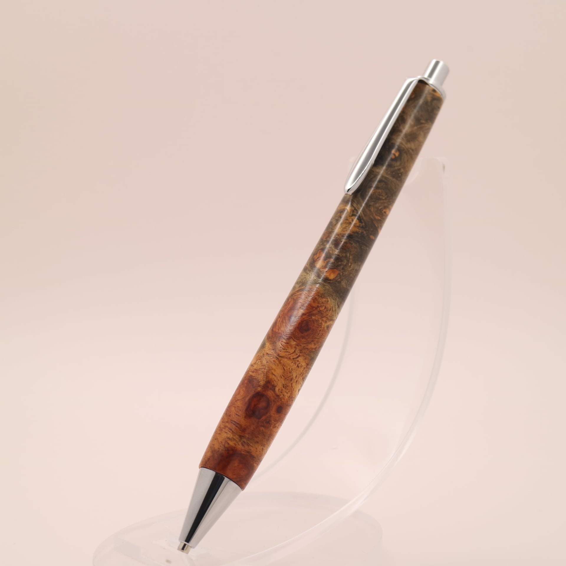 花梨瘤 木軸シャーペン|【学生に人気】自然の造形美、勉強時間が楽しくなる一本 260123