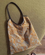 ソフトレザーキャンバス トートバッグ