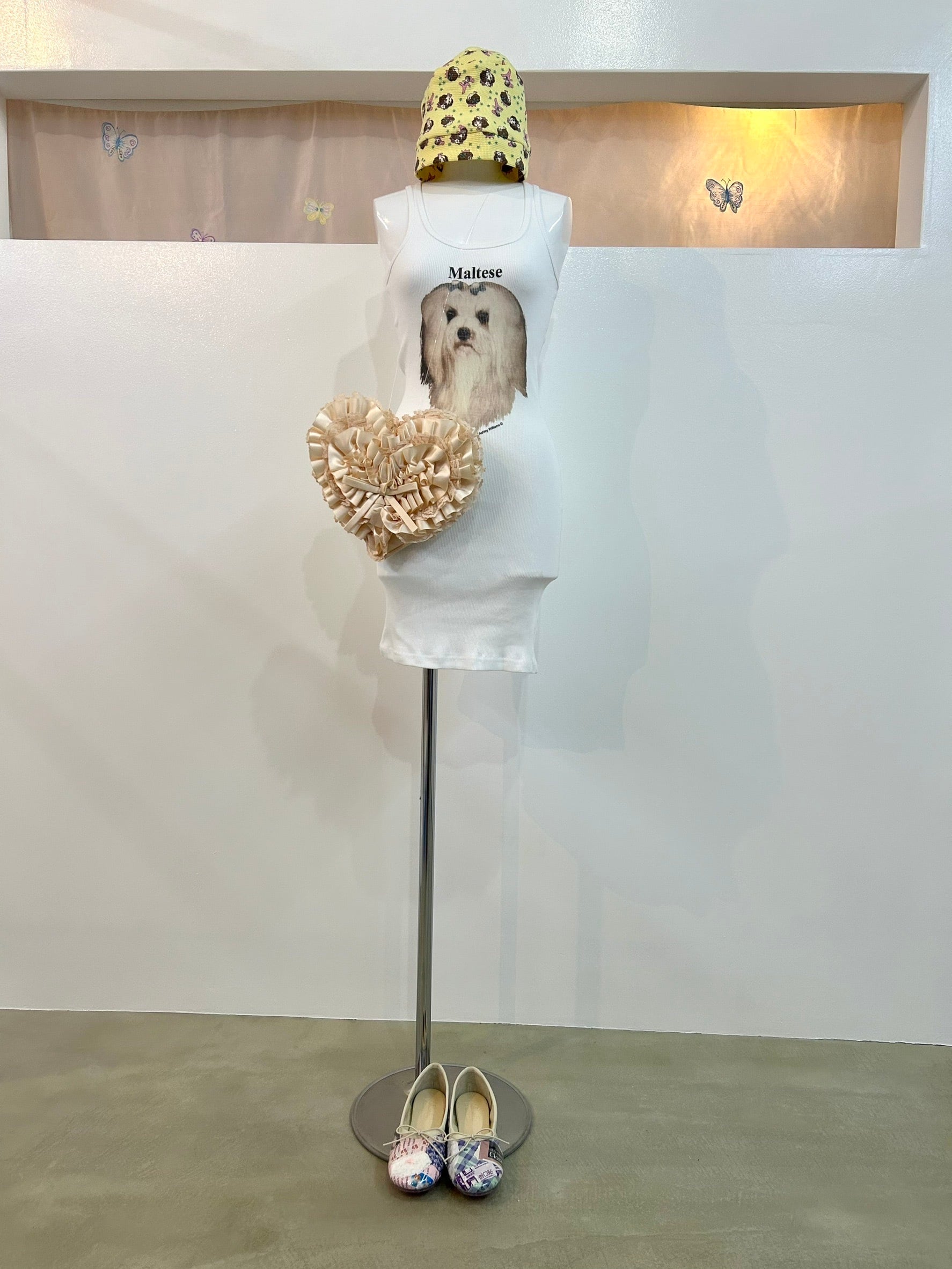 Ashley WILLIAMS dress / maltese white