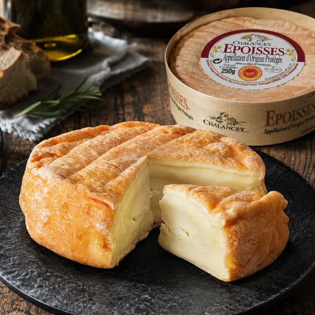 エポワス AOP シャランセ 250g グラスフェッド フランス ブルゴーニュ ウォッシュ チーズ Epoisses Chalancey AOP Grassfed Washed Rind Cheese 250g