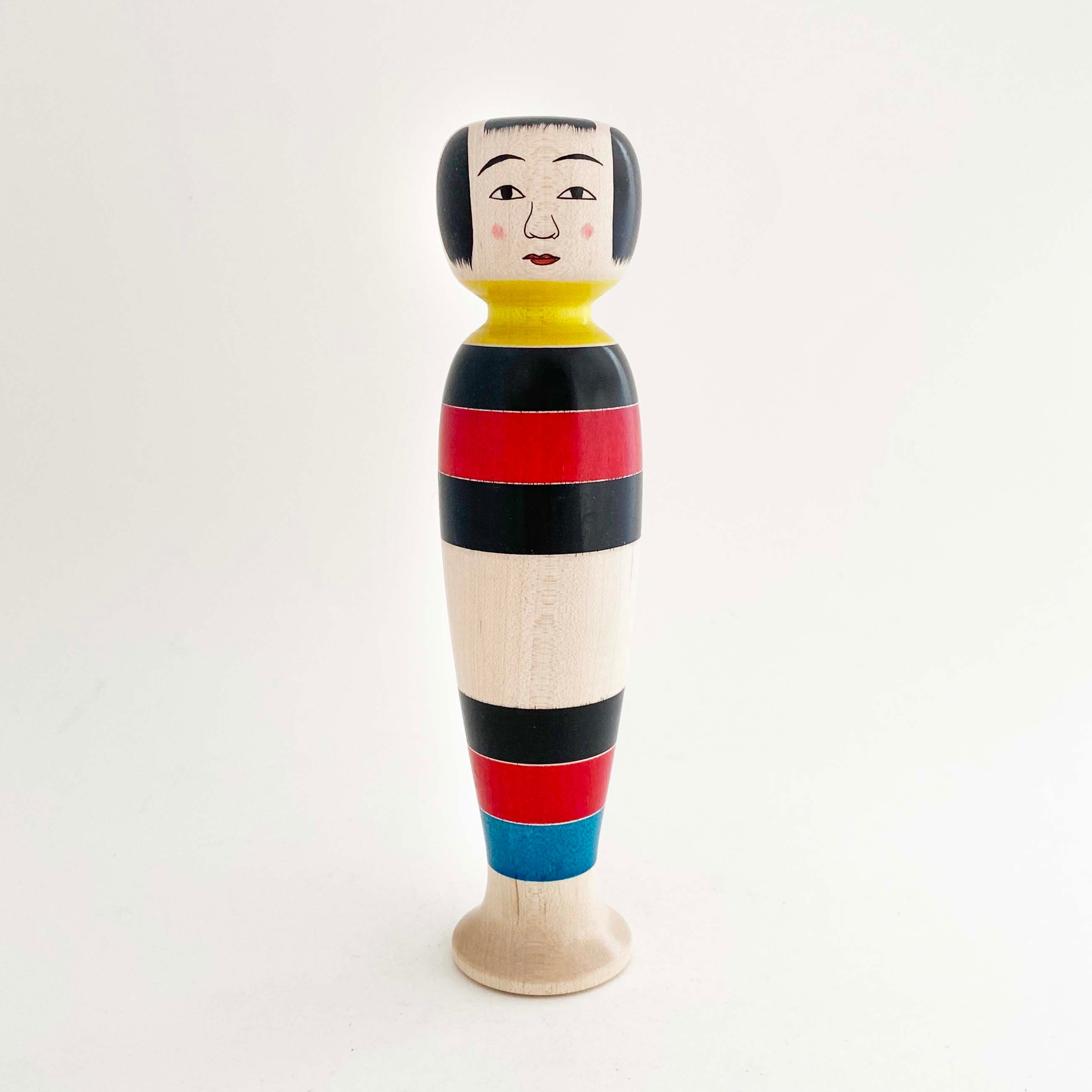 独立系こけし（木地山系） / 三春文雄工人　A