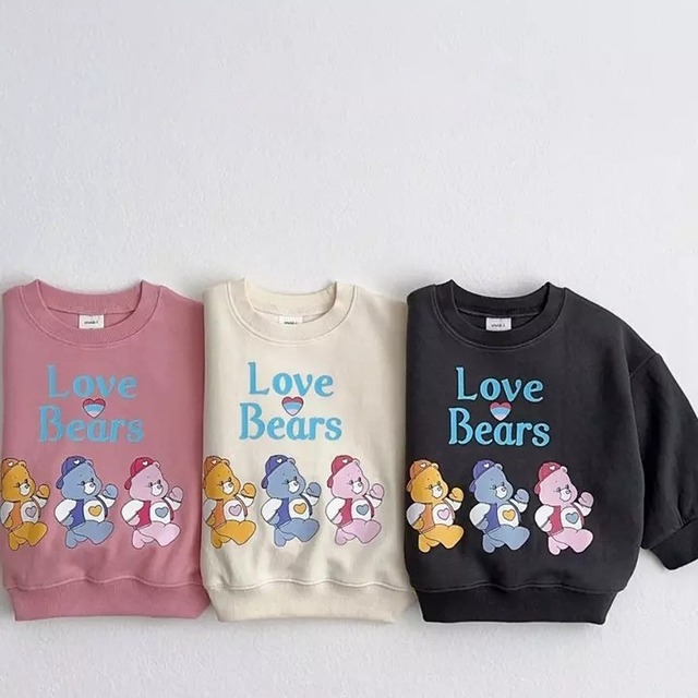 【BABY&KID】2024新作　LOVE BEARSトレーナー