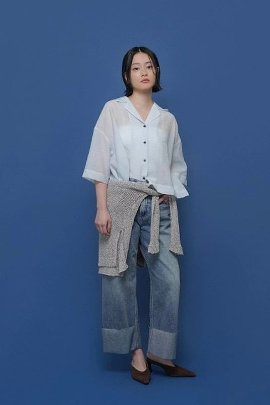 CYAN TOKYO 】オープンカラーシアーシャツ | valance 福井｜レディース