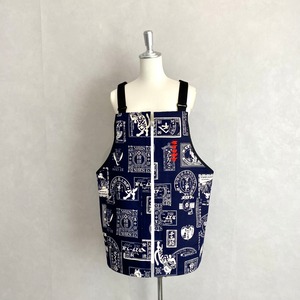 TAMOKUTEKI3 エプロン / レトロ看板【Lau made in japan】
