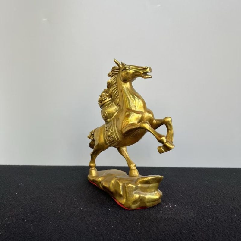 観阿弥　舞翁 在銘 銅製 置物 箱 縁起物 風水 開運 金運 骨董 アンティーク 観阿弥 舞翁 在銘 銅製 置物 箱 縁起物 風水 開運 金運 骨董