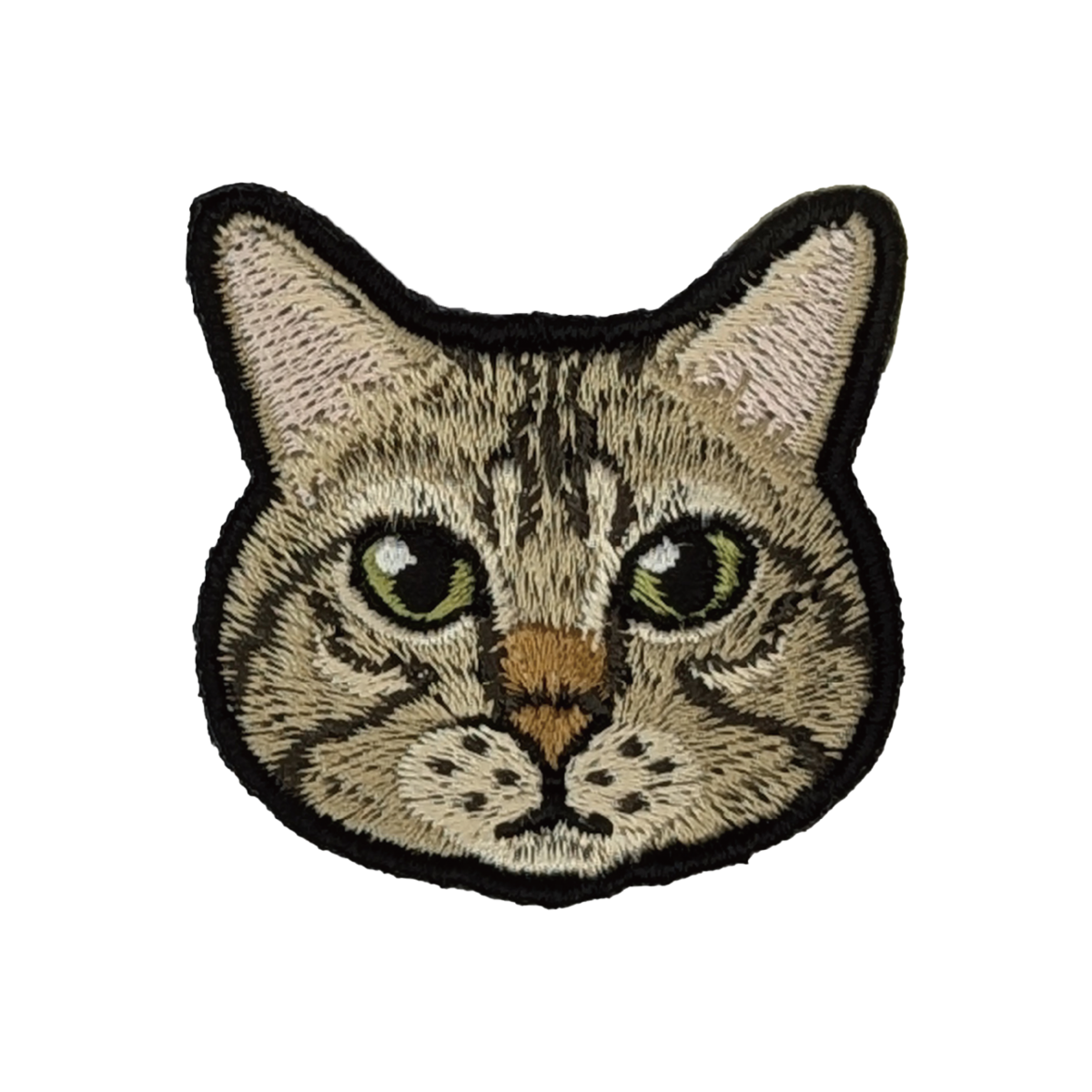 キジトラ 刺繍ワッペン | 刺繍屋 Leyla