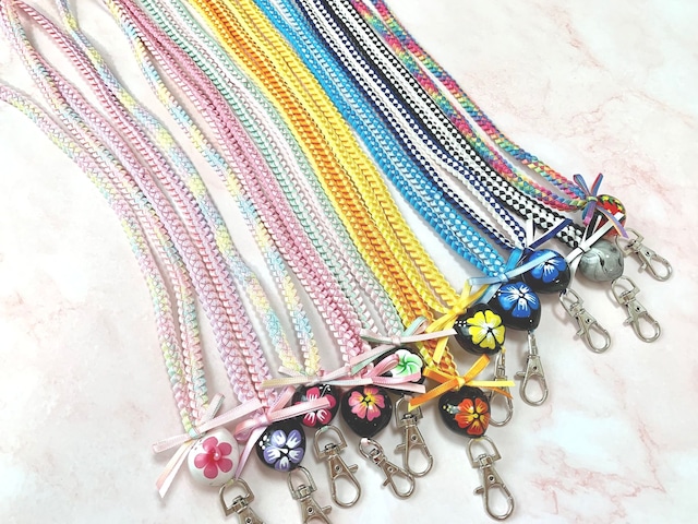 (レシピなし)ハワイアンリボンレイ【ネックストラップ】 キット