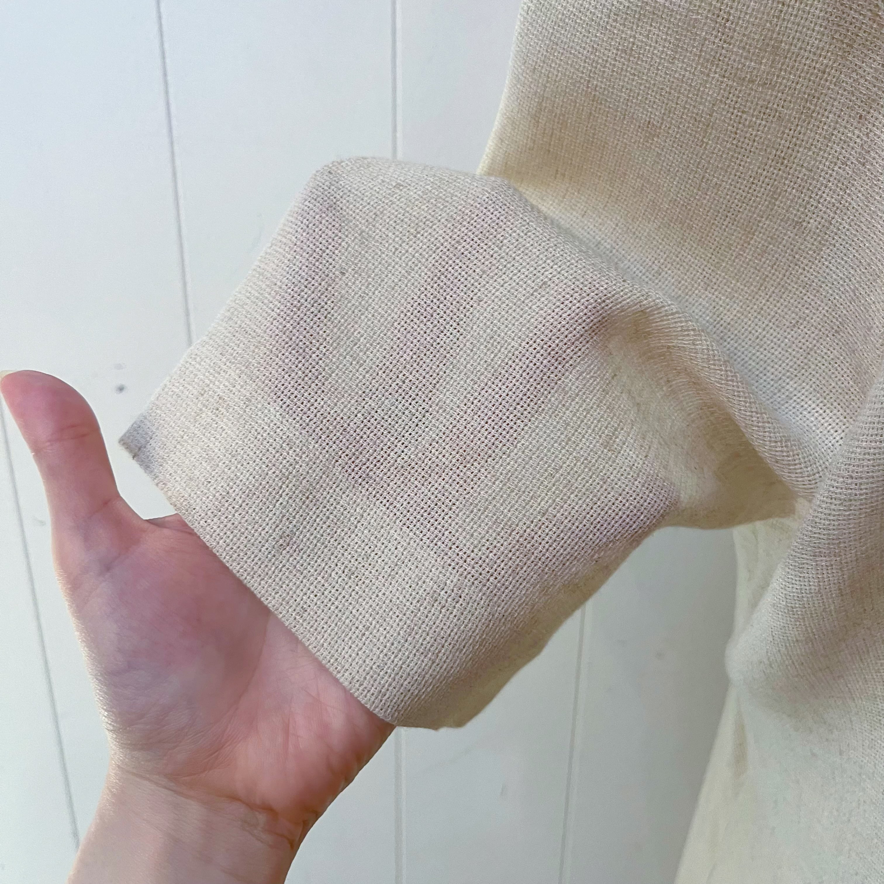 lace collar linen beige one-piece