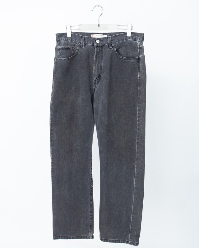 "Levi's" 505 good fade black denim trousers