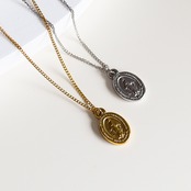 9/18(金)21時新作発売*stainless medal necklace"