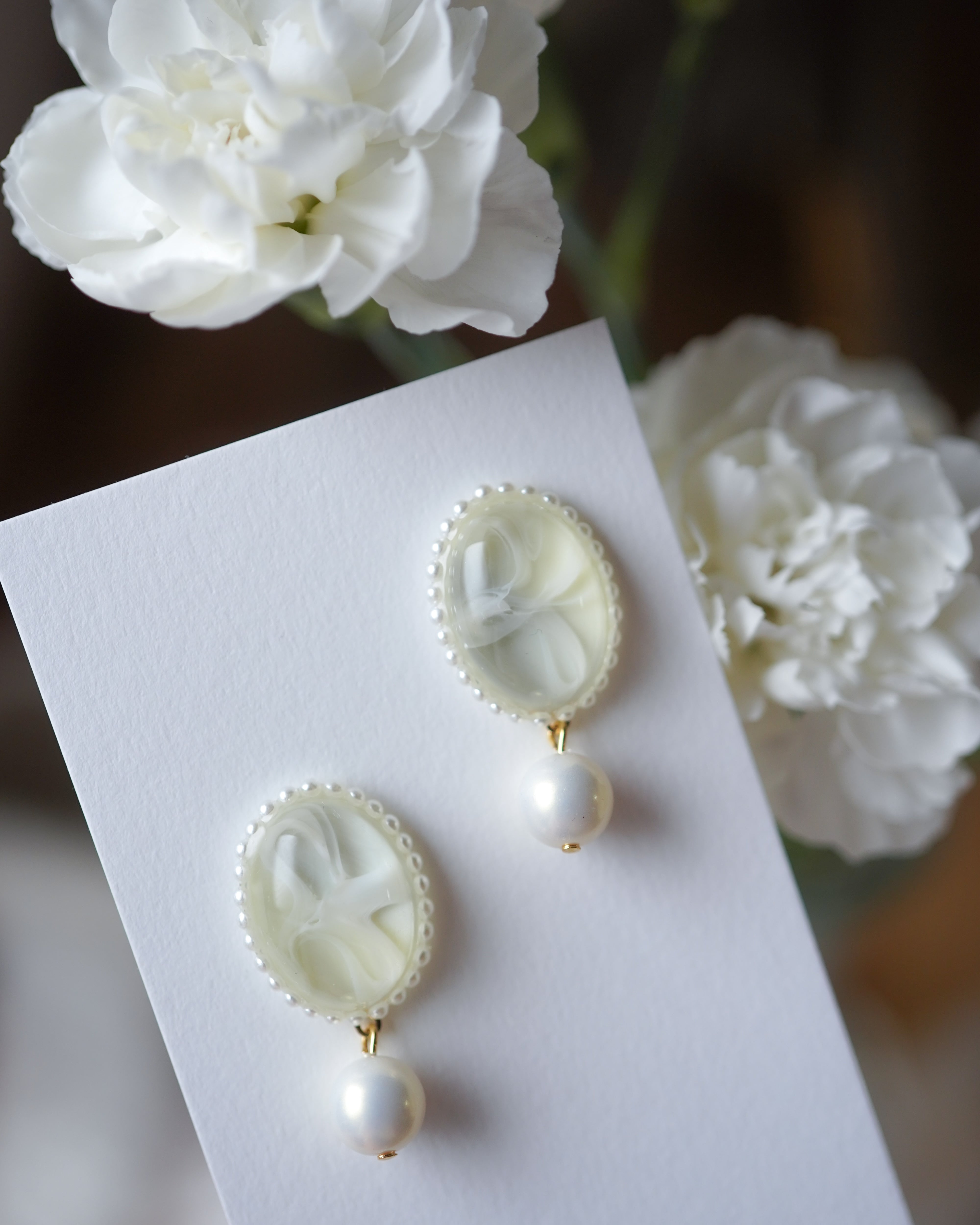 『 メロンパフェ 』耳飾り