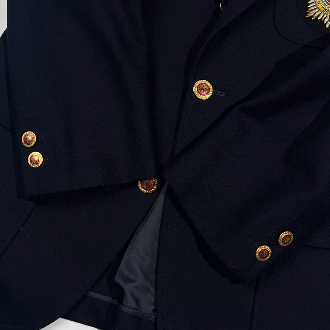 金ボタン J.PRESS ジェイプレス エンブレム 背抜き 段返3B テーラードジャケット 紺ブレ 92-80-170/ネイビー メンズ