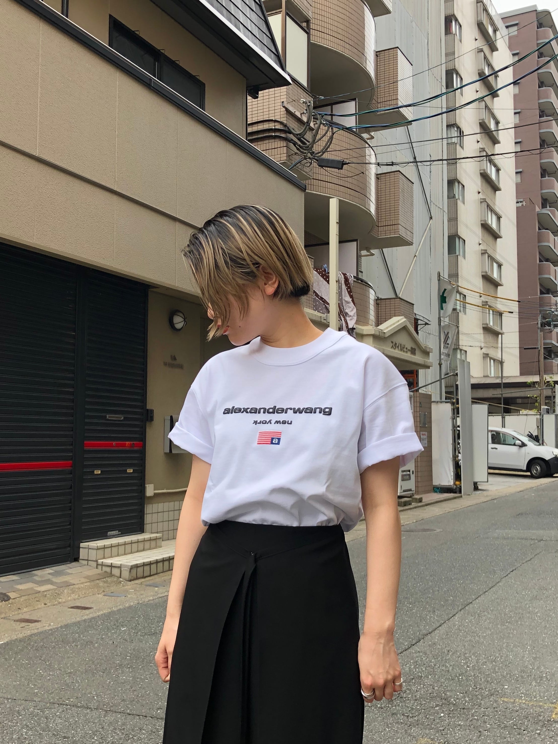 Alexander Wang ロゴTシャツ-